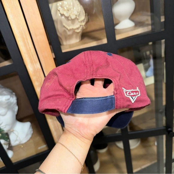 Vintage Disney Store Cars lighting McQueen 95 hat embroidered toddler boys cap - Picture 2 of 4